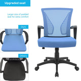 Homall Office Chair Mid Back Swivel Lumbar Support Desk Chair, Computer Ergonomic Mesh Chair with Armrest