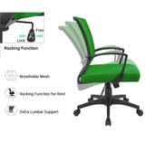 Homall Office Chair Mid Back Swivel Lumbar Support Desk Chair, Computer Ergonomic Mesh Chair with Armrest