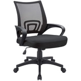Homall Office Chair Ergonomic Mid Back Swivel Mesh Chair Height Adjustable Lumbar Support Computer Desk Chair with Armrest