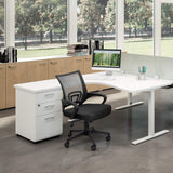 Homall Office Chair Ergonomic Mid Back Swivel Mesh Chair Height Adjustable Lumbar Support Computer Desk Chair with Armrest