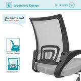 Homall Office Chair Ergonomic Mid Back Swivel Mesh Chair Height Adjustable Lumbar Support Computer Desk Chair with Armrest