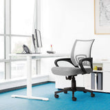 Homall Office Chair Ergonomic Mid Back Swivel Mesh Chair Height Adjustable Lumbar Support Computer Desk Chair with Armrest
