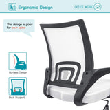 Homall Office Chair Ergonomic Mid Back Swivel Mesh Chair Height Adjustable Lumbar Support Computer Desk Chair with Armrest