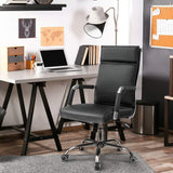Homall Office Desk Chair Mid-Back Computer Chair Leather Executive Adjustable Swivel Task Chair Conference Chair with Armrests