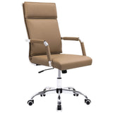 Homall Office Desk Chair Mid-Back Computer Chair Leather Executive Adjustable Swivel Task Chair Conference Chair with Armrests