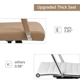 Homall Office Desk Chair Mid-Back Computer Chair Leather Executive Adjustable Swivel Task Chair Conference Chair with Armrests
