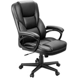 Homall Office Chair Exectuive Chair High Back Adjustable Managerial Home Desk Chair, Swivel Computer PU Leather Chair with Lumbar Support