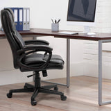 Homall Office Chair Exectuive Chair High Back Adjustable Managerial Home Desk Chair, Swivel Computer PU Leather Chair with Lumbar Support