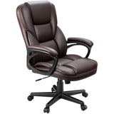 Homall Office Chair Exectuive Chair High Back Adjustable Managerial Home Desk Chair, Swivel Computer PU Leather Chair with Lumbar Support