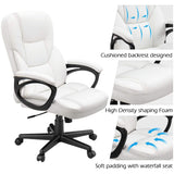 Homall Office Chair Exectuive Chair High Back Adjustable Managerial Home Desk Chair, Swivel Computer PU Leather Chair with Lumbar Support