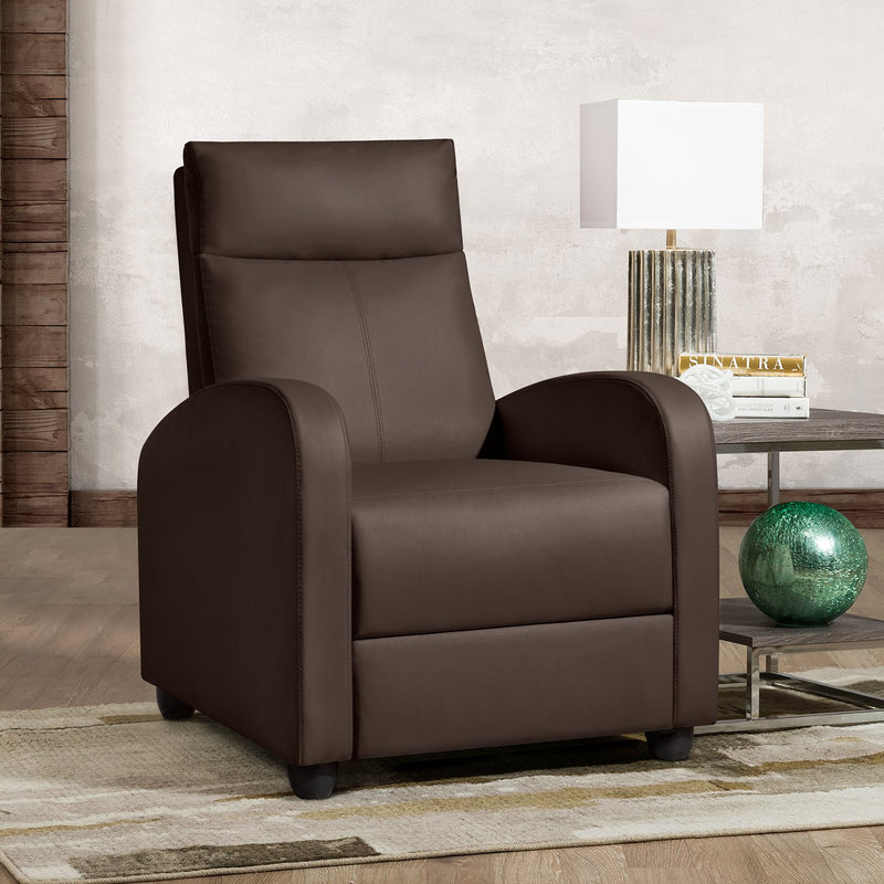 Homall PU Leather Recliner Home Theater Seating Living Room Chair