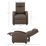 Homall Massage Recliner Chair Fabric Living Room Chair Home Theater Seating