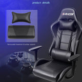 Homall Gaming Chair Office Chair High Back Racing Computer Chair PU Leather Adjustable Seat Height Swivel Chair Ergonomic Executive Chair with Headrest