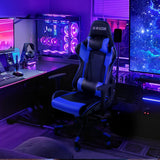 Homall Gaming Chair Racing Chair Computer Desk Chair with Headrest and Lumbar Support