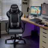 Homall Gaming Chair Racing Chair Computer Desk Chair with Headrest and Lumbar Support