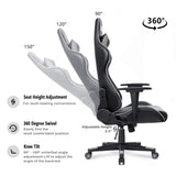 Homall Gaming Chair Racing Chair Computer Desk Chair with Headrest and Lumbar Support