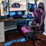 Homall Gaming Chair Racing Chair Computer Desk Chair with Headrest and Lumbar Support