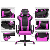 Homall Gaming Chair Racing Chair Computer Desk Chair with Headrest and Lumbar Support