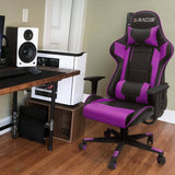 Homall Gaming Chair Racing Chair Computer Desk Chair with Headrest and Lumbar Support