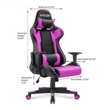 Homall Gaming Chair Racing Chair Computer Desk Chair with Headrest and Lumbar Support
