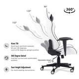 Homall Gaming Chair S-racer Rocking Chair High Back Racing Computer Chair