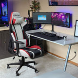 Homall Gaming Chair S-racer Chair Ergonomic High Back Computer Chair PU Leather Racing Chair-