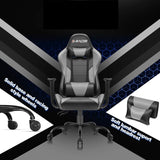 Homall Gaming Chair Office Chair High Back Racing Computer Chair PU Leather Adjustable Seat Height Swivel Chair Ergonomic Executive Chair with Headrest