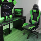 Homall Gaming Chair Office Chair High Back Racing Computer Chair PU Leather Adjustable Seat Height Swivel Chair Ergonomic Executive Chair with Headrest