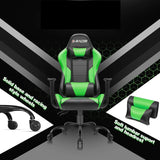 Homall Gaming Chair Office Chair High Back Racing Computer Chair PU Leather Adjustable Seat Height Swivel Chair Ergonomic Executive Chair with Headrest