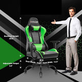Homall Gaming Chair Office Chair High Back Racing Computer Chair PU Leather Adjustable Seat Height Swivel Chair Ergonomic Executive Chair with Headrest
