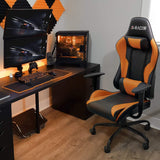 Homall Gaming Chair Office Chair High Back Racing Computer Chair PU Leather Adjustable Seat Height Swivel Chair Ergonomic Executive Chair with Headrest
