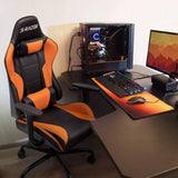 Homall Gaming Chair Office Chair High Back Racing Computer Chair PU Leather Adjustable Seat Height Swivel Chair Ergonomic Executive Chair with Headrest