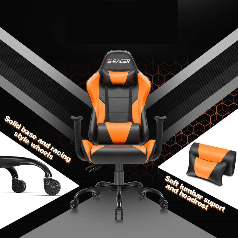 Homall Gaming Chair High Back PU Leather Racing Computer Chair