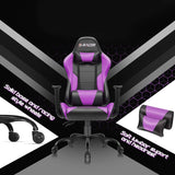 Homall Gaming Chair Office Chair High Back Racing Computer Chair PU Leather Adjustable Seat Height Swivel Chair Ergonomic Executive Chair with Headrest