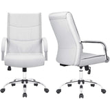 Homall High Back Office Chair Conference Leather Executive Chair, Adjustable Ergonomic Swivel Task Chair with Lumbar Support & Padded Armrest