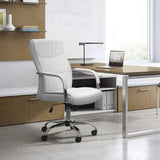 Homall High Back Office Chair Conference Leather Executive Chair, Adjustable Ergonomic Swivel Task Chair with Lumbar Support & Padded Armrest