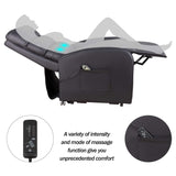 Homall Power Lift Recliner Chair  PU Leather Recliner Lift Assist for Elderly