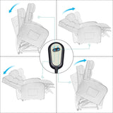 Homall Power Lift Recliner Chair  PU Leather Recliner Lift Assist for Elderly