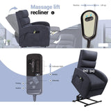 Homall Power Lift Recliner Chair  Fabric Recliner Lift Assist for Elderly