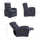 Homall Power Lift Recliner Chair  Fabric Recliner Lift Assist for Elderly