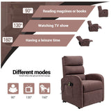 Homall Power Lift Recliner Chair  Fabric Recliner Lift Assist for Elderly