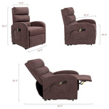 Homall Power Lift Recliner Chair  Fabric Recliner Lift Assist for Elderly