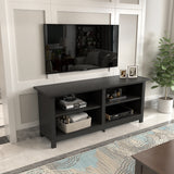 Hoamll TV Stand Wood TV Console Industrial Entertainment Center with Storage Cabinets