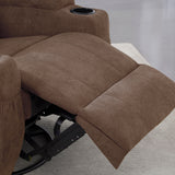 Homall 360° Fabric Swivel Rocker Recliner, Electric Massage Recliner Chair