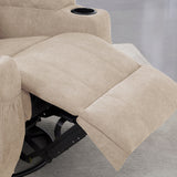 Homall 360° Fabric Swivel Rocker Recliner, Electric Massage Recliner Chair