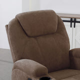 Homall 360° Fabric Swivel Rocker Recliner, Electric Massage Recliner Chair