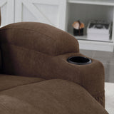 Homall 360° Fabric Swivel Rocker Recliner, Electric Massage Recliner Chair