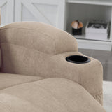 Homall 360° Fabric Swivel Rocker Recliner, Electric Massage Recliner Chair