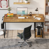Homall 48in Home Office Desk Study Writing Computer Desk with Removable Storage Shelves