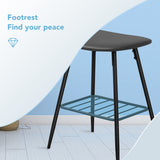 Homall Backless Saddle Seat Barstools Kitchen Counter Bar Stool, Set of 2